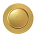 Hot European Style Wholesale Premium 13 Inch Gold Plastic Charger Plates  for Wedding